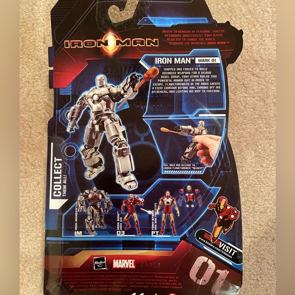 NEW Marvel Iron Man Hasbro Toy Action Figures - Collection Set Of 5 - Picture 3 of 12